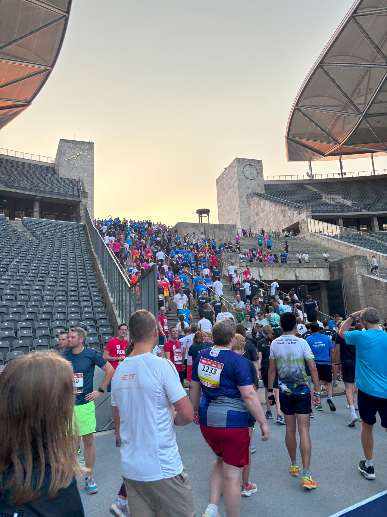 Treppe am Südtor im Olympiastadion